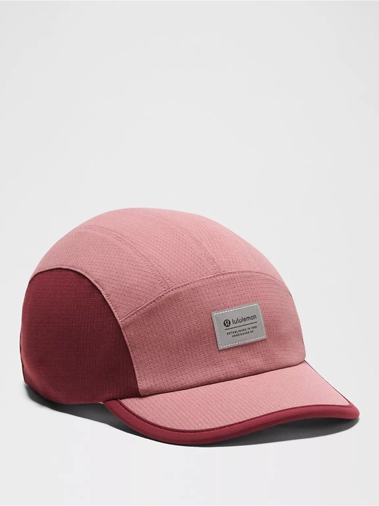 lululemon athletica Accessories - Lululemon Multi-Panel Running Hat in Red Clay/Rockwood